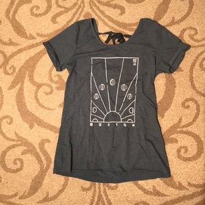 Burton moon phase tie in back T-shirt